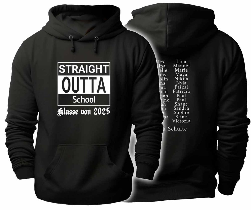 Individual graduation hoodie i663